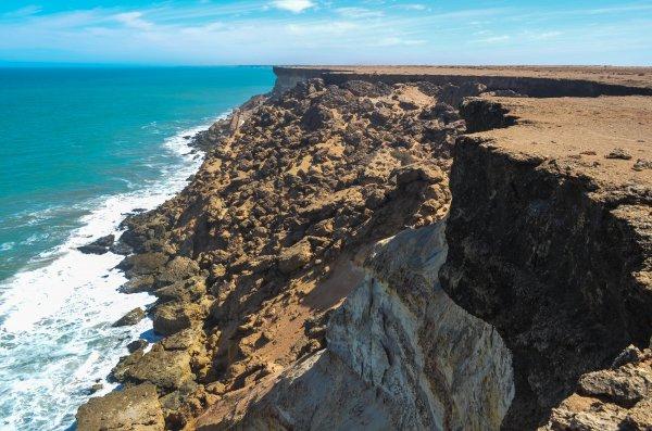 West African coastline maritime map